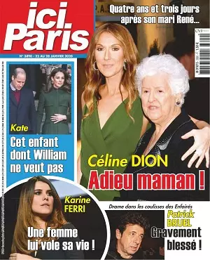Ici Paris N°3890 Du 22 Janvier 2020  [Magazines]
