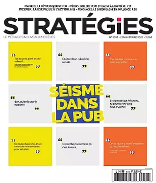 Stratégies N°2055 Du 22 au 28 Octobre 2020  [Magazines]
