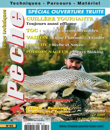 Pêche et Ses Techniques N°65 – Février-Avril 2022 [Magazines]