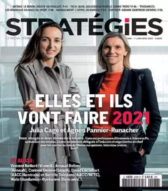 Stratégies N°2066 Du 7 Janvier 2021  [Magazines]