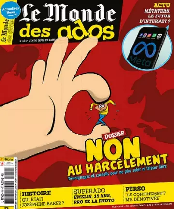 Le Monde Des Ados N°484 Du 17 Novembre 2021 [Magazines]