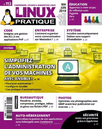 Linux Pratique N°113 – Mai-Juin 2019  [Magazines]