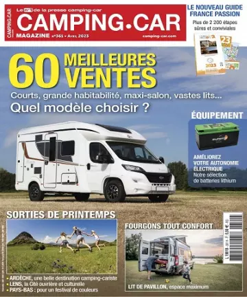 Camping-Car Magazine N°361 – Avril 2023  [Magazines]