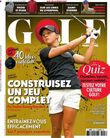 Golf Magazine N°381-382 – Janvier-Février 2022 [Magazines]