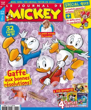 Le Journal De Mickey N°3628 Du 29 Décembre 2021  [Magazines]