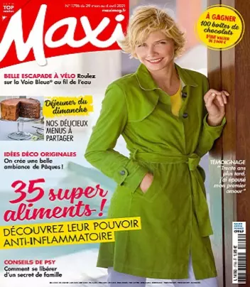 Maxi N°1796 Du 29 Mars 2021  [Magazines]
