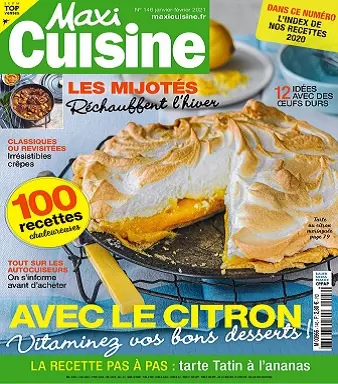 Maxi Cuisine N°146 – Janvier-Février 2021  [Magazines]