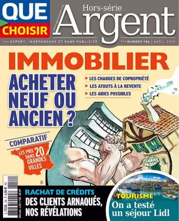 Que Choisir Hors Série Argent N°154 – Avril 2019 [Magazines]
