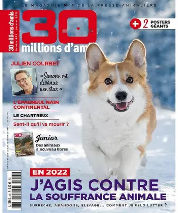 30 Millions d’Amis N°403 – Janvier 2022  [Magazines]