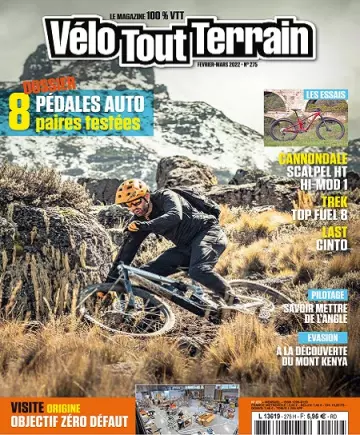 Vélo Tout Terrain N°275 – Février-Mars 2022 [Magazines]