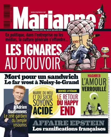Marianne N°1171 Du 23 au 29 Août 2019  [Magazines]