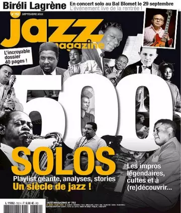 Jazz Magazine N°752 – Septembre 2022 [Magazines]