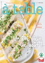 À Table N°8 – Août 2018 [Magazines]