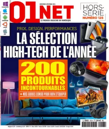 01Net Hors Série N°125 – Novembre-Décembre 2021  [Magazines]