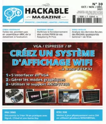Hackable Magazine N°39 – Octobre-Décembre 2021 [Magazines]