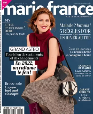 Marie France N°307 – Décembre 2021-Janvier 2022 [Magazines]