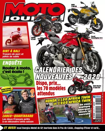 Moto Journal N°2271 Du 15 Janvier 2020  [Magazines]