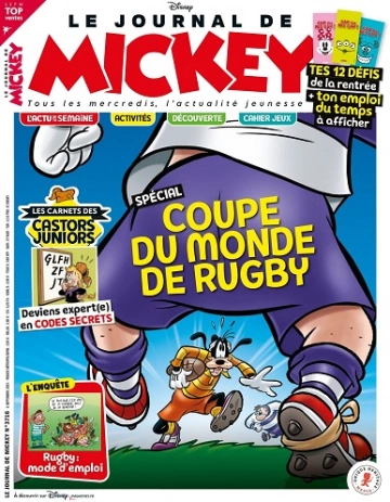 Le Journal De Mickey N°3716 Du 6 au 12 Septembre 2023  [Magazines]