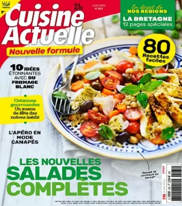 Cuisine Actuelle N°365 – Juin 2021 [Magazines]