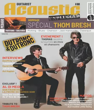 Guitarist Acoustic Unplugged N°80 – Septembre-Novembre 2022 [Magazines]