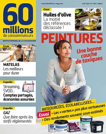 60 Millions De Consommateurs N°592 – Juin 2023  [Magazines]