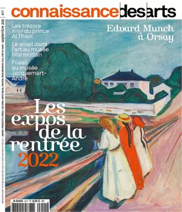 Connaissance Des Arts N°817 – Septembre 2022 [Magazines]