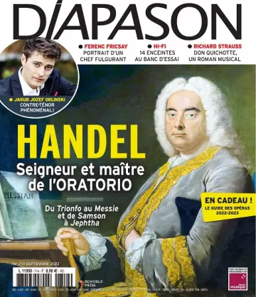 Diapason N°714 – Septembre 2022 [Magazines]