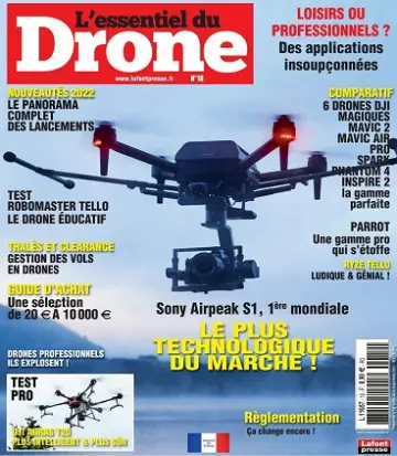 L’Essentiel Du Drone N°18 – Juillet-Septembre 2021 [Magazines]