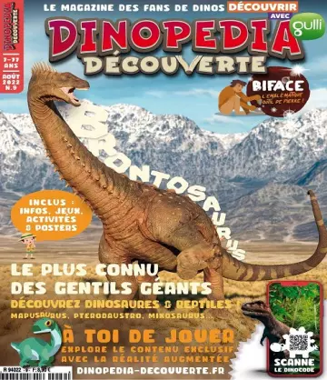 Dinopédia Découverte N°9 – Août 2022 [Magazines]