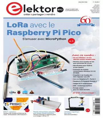 Elektor N°490 – Juillet-Août 2021  [Magazines]