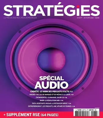 Stratégies N°2077 Du 25 au 31 Mars 2021  [Magazines]
