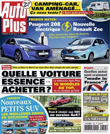 Auto Plus N°1615 Du 16 Août 2019  [Magazines]