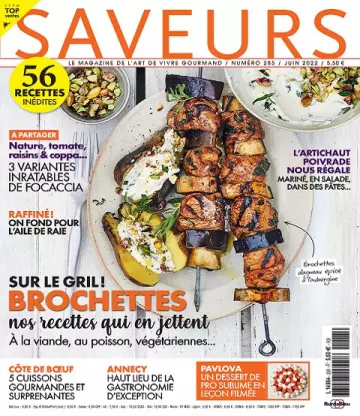 Saveurs N°285 – Juin 2022  [Magazines]