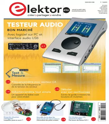 Elektor N°496 – Juillet-Août 2022 [Magazines]