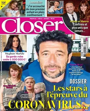 Closer N°774 Du 10 au 16 Avril 2020  [Magazines]