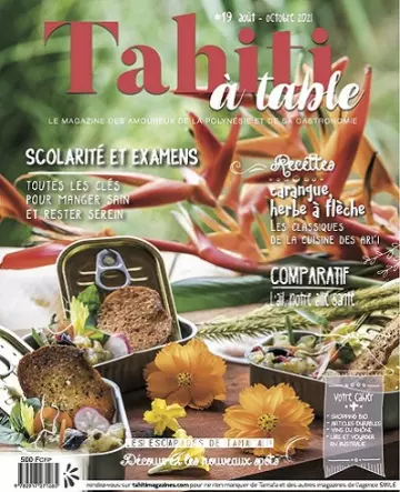 Tahiti à Table N°19 – Août-Octobre 2021 [Magazines]