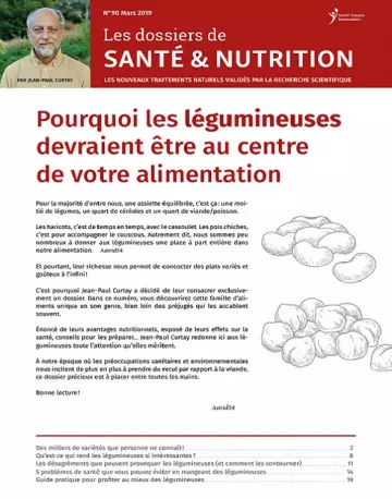 Les Dossiers de Santé et Nutrition N°90 – Mars 2019 [Magazines]