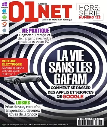 01Net Hors Série N°122 – Mai-Juin 2021  [Magazines]