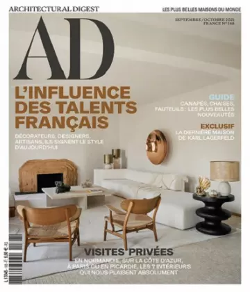 AD Architectural Digest N°168 – Septembre-Octobre 2021  [Magazines]