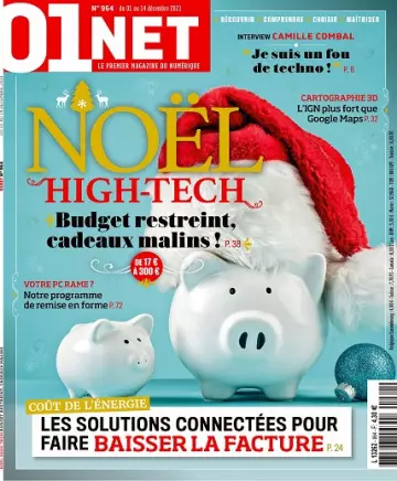 01Net N°964 Du 1er au 14 Décembre 2021  [Magazines]