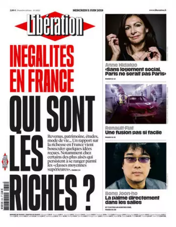 Libération Du Mercredi 5 Juin 2019 [Journaux]