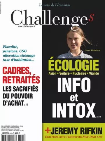 Challenges - 31 Octobre 2019  [Magazines]