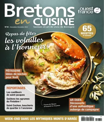 Bretons en Cuisine N°44 – Novembre-Décembre 2022 [Magazines]