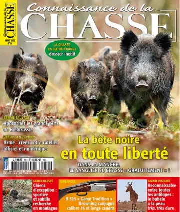 Connaissance De La Chasse N°551 – Mars 2022  [Magazines]