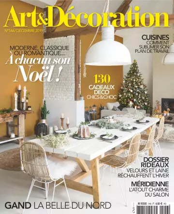 Art & Décoration - Décembre 2019  [Magazines]