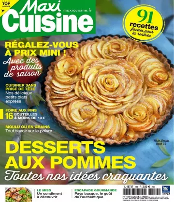 Maxi Cuisine N°159 – Septembre 2022  [Magazines]