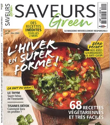 Saveurs Green N°10 – Janvier-Février 2022  [Magazines]