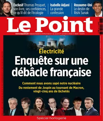 Le Point N°2621 Du 27 Octobre 2022  [Magazines]