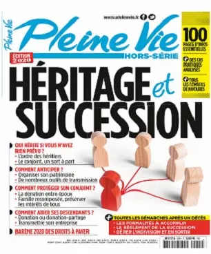 Pleine Vie Hors Série N°53 – Héritage et Succession 2020 [Magazines]
