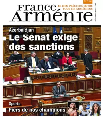 France Arménie N°502 – Décembre 2022 [Magazines]